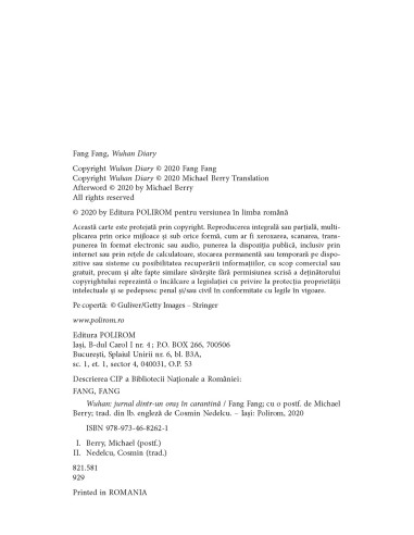 Wuhan. Jurnal dintr-un oraș în carantină