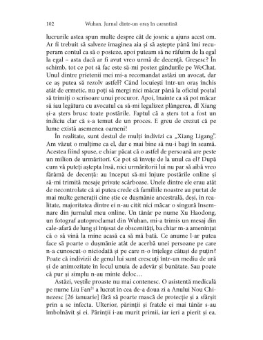 Wuhan. Jurnal dintr-un oraș în carantină