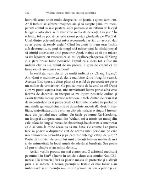 Wuhan. Jurnal dintr-un oraș în carantină