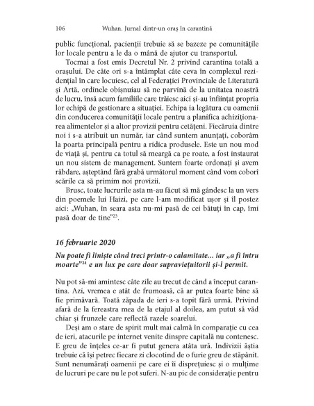 Wuhan. Jurnal dintr-un oraș în carantină