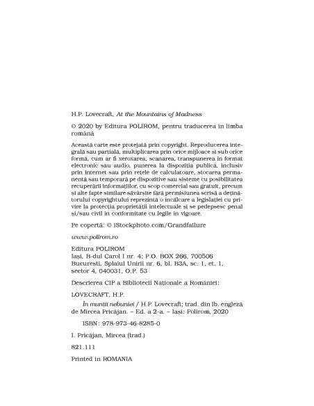 În munţii nebuniei