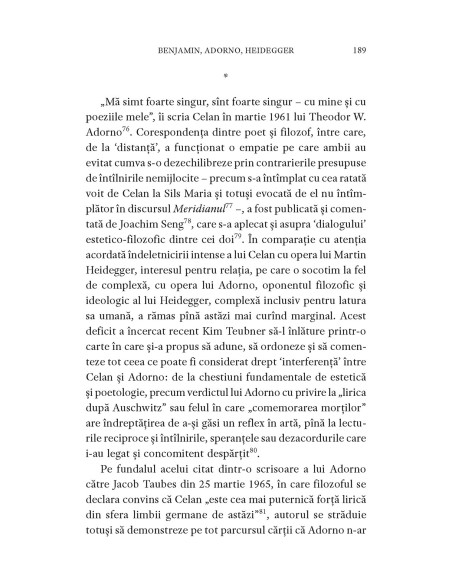 „nu vrea/cicatrice”. Studii despre Paul Celan la împlinirea a 100 de ani de la naşterea poetului