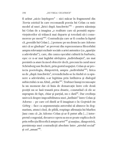 „nu vrea/cicatrice”. Studii despre... „nu vrea/cicatrice”. Studii despre...