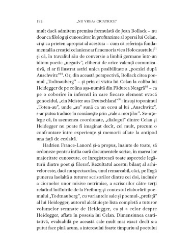 „nu vrea/cicatrice”. Studii despre... „nu vrea/cicatrice”. Studii despre...