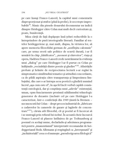 „nu vrea/cicatrice”. Studii despre... „nu vrea/cicatrice”. Studii despre...