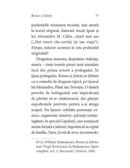 Shakespeare interpretat de Adrian Papahagi. Sonete * Romeo şi Julieta