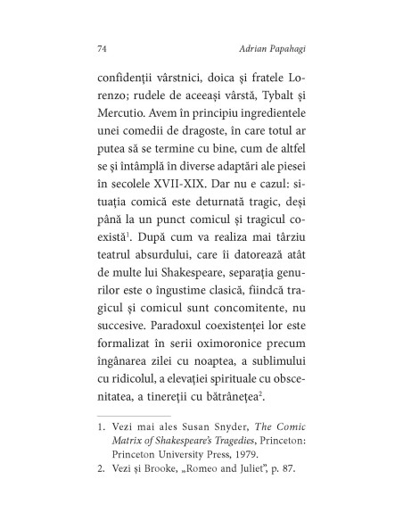 Shakespeare interpretat de Adrian Papahagi. Sonete * Romeo şi Julieta
