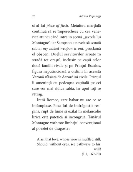 Shakespeare interpretat de Adrian Papahagi. Sonete * Romeo şi Julieta