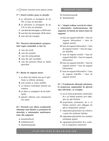 Teste-grilă de tehnologie...