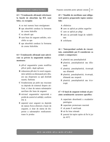 Teste-grilă de tehnologie...