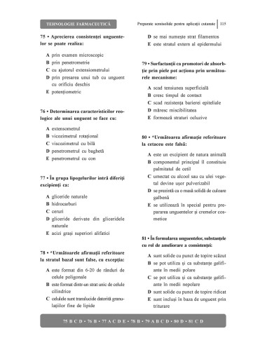 Teste-grilă de tehnologie...