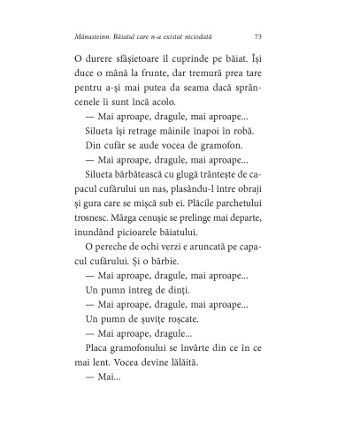 Mánasteinn. Băiatul care n-a existat...