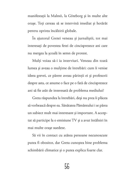 Greta. Povestea ei. Nu eşti niciodată prea mic să faci lucruri mari