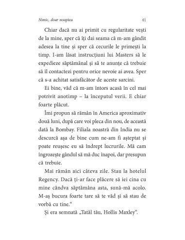 Nimic, doar noaptea Nimic, doar noaptea