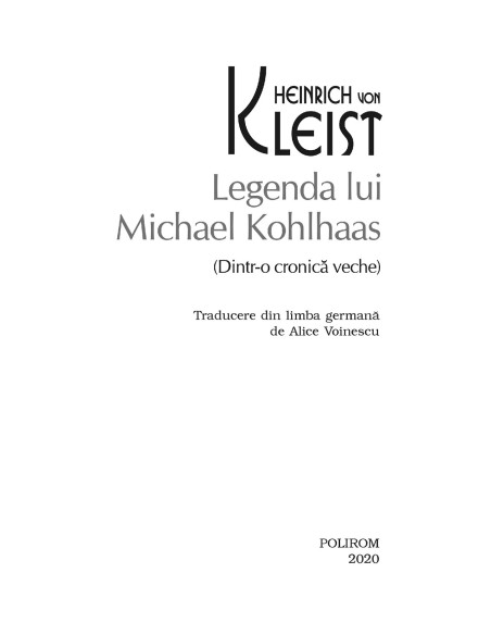 Legenda lui Michael Kohlhaas