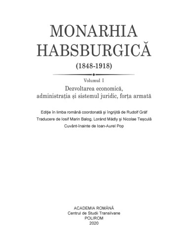 Monarhia Habsburgică (1848-1918) (I) Monarhia Habsburgică (1848-1918) (I)