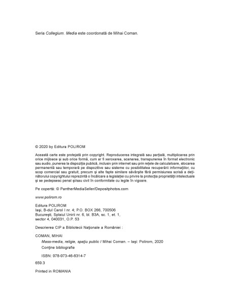 Mass-media, religie, spaţiu public