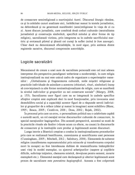 Mass-media, religie, spaţiu public