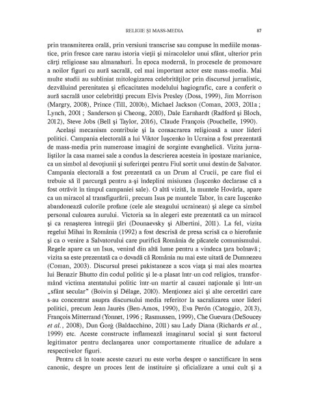 Mass-media, religie, spaţiu public