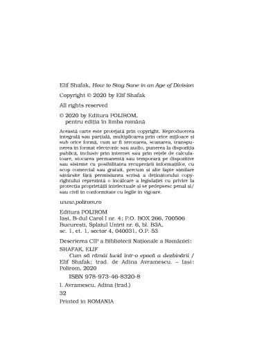Cum să rămâi lucid într-o epocă a... Cum să rămâi lucid într-o epocă a...