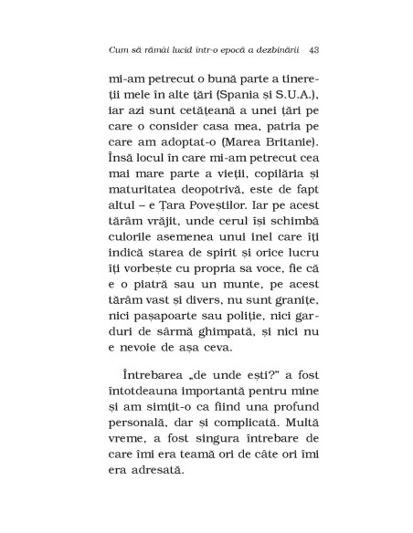 Cum să rămâi lucid într-o epocă a dezbinării