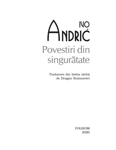 Povestiri din singurătate