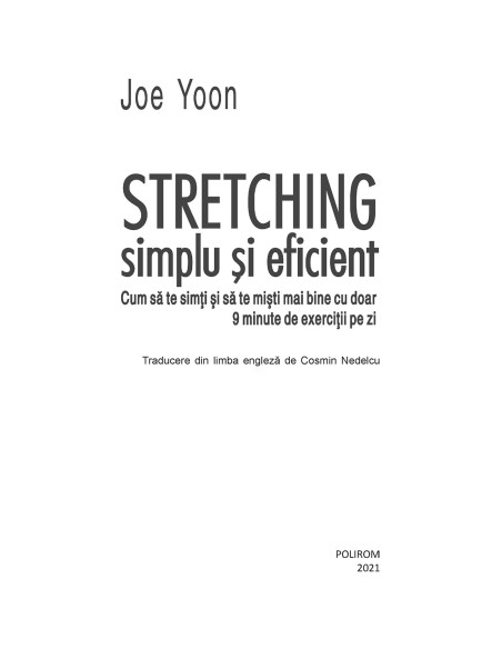 Stretching simplu și eficient.