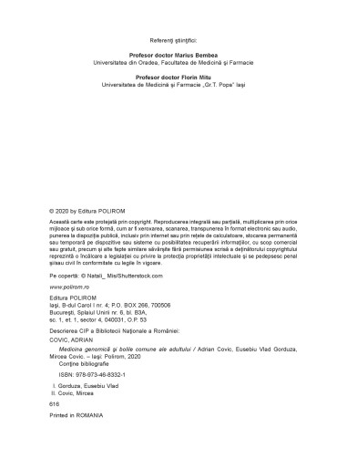 Medicina genomică și bolile comune...