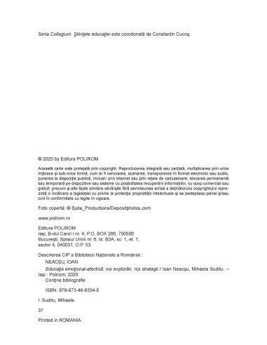 Educaţia emoţional-afectivă
