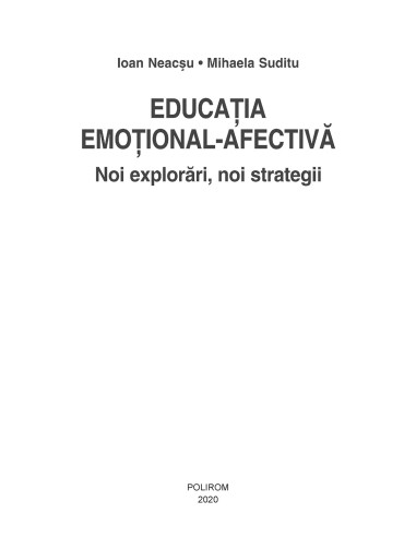 Educaţia emoţional-afectivă