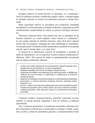 Educaţia emoţional-afectivă