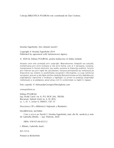 Cine a ucis-o pe Bambi?