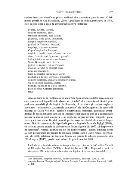 Istoria literaturii române contemporane 1990-2020