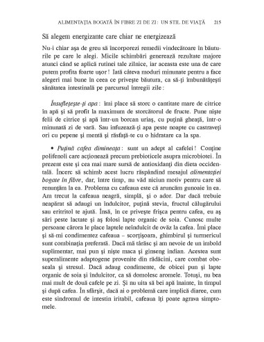 Alimentaţia bogată în fibre