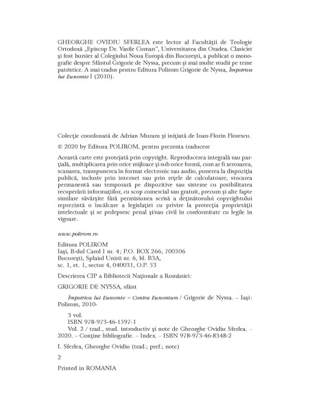 Împotriva lui Eunomie. Vol. II