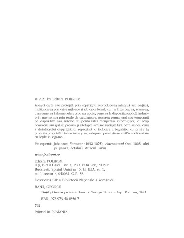 Viaţă şi teatru pe Scena lumii