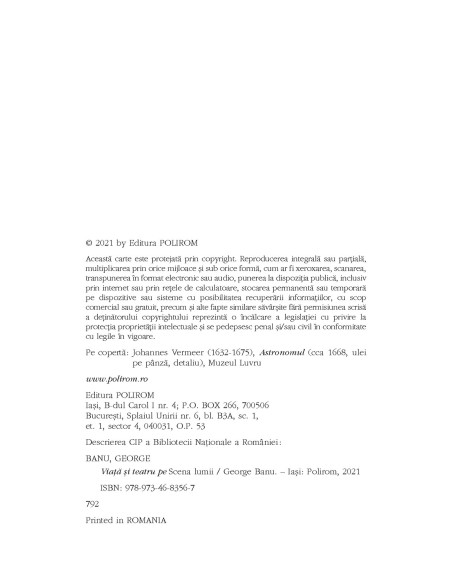 Viaţă şi teatru pe Scena lumii