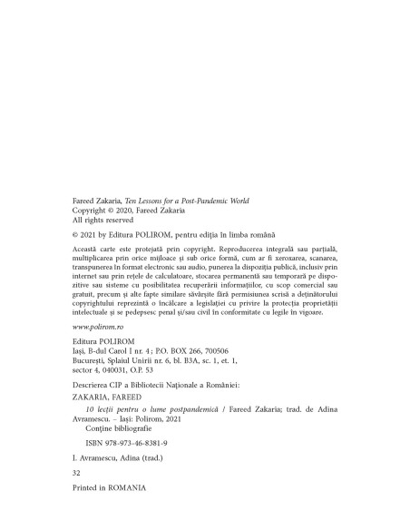 10 lecții pentru o lume postpandemică