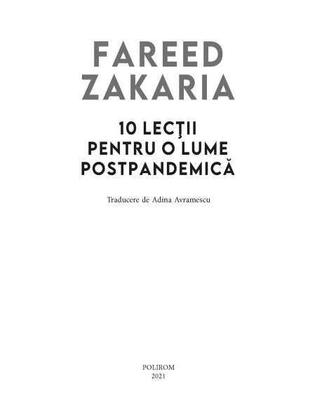 10 lecții pentru o lume postpandemică