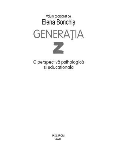 Generaţia Z Generaţia Z