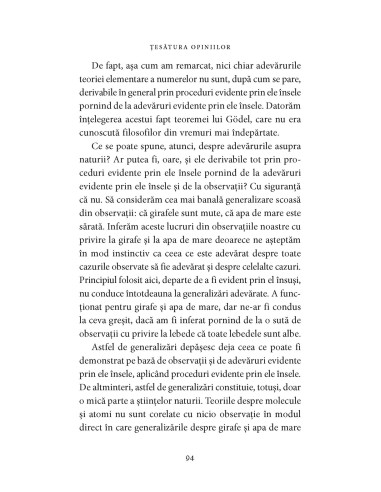 Țesătura opiniilor Țesătura opiniilor