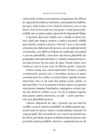 Țesătura opiniilor Țesătura opiniilor