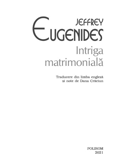 Intriga matrimonială