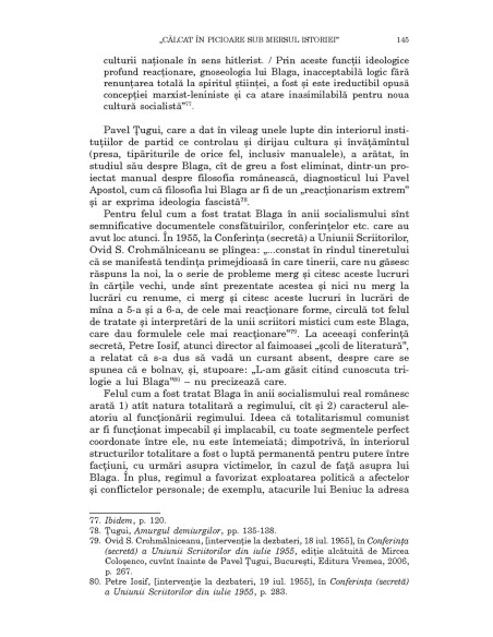 Blaga, între legionari și comuniști