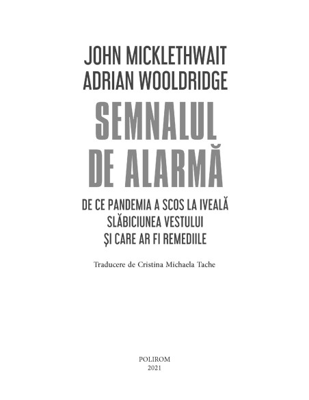 Semnalul de alarmă.