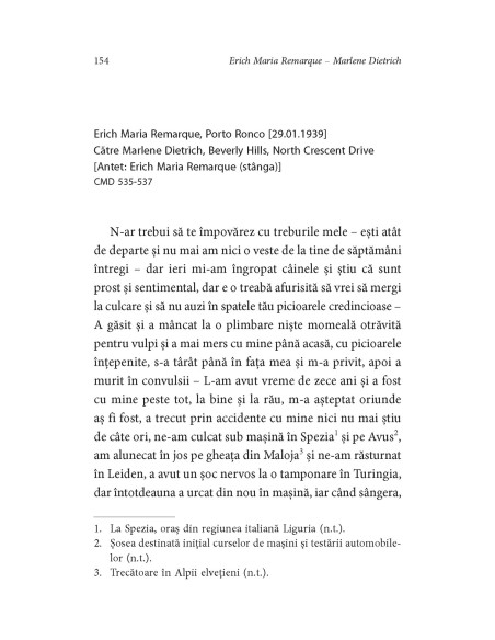 Spune-mi că mă iubeşti... Erich Maria Remarque