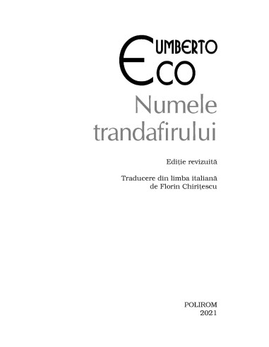 Numele trandafirului Numele trandafirului