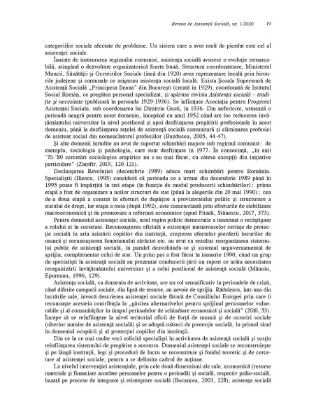 Revista de asistenţă socială. Nr. 1/2021