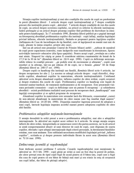 Revista de asistenţă socială. Nr. 1/2021