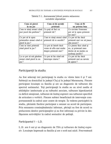Abilităţi sociale în tulburarea din spectrul autismului